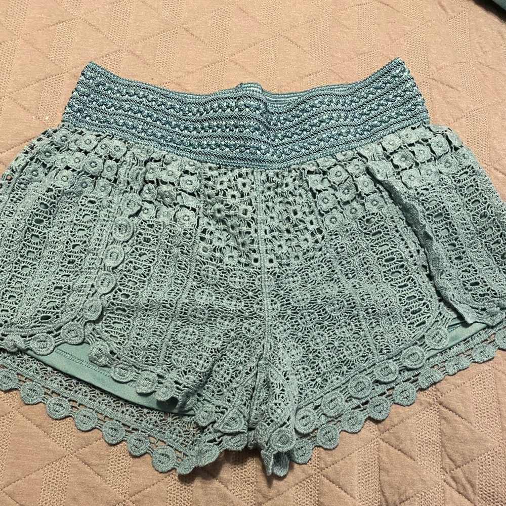 NWOT Stretch Lace Shorts
